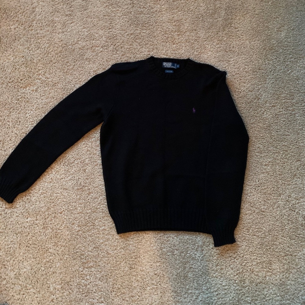 Black Polo Sweater